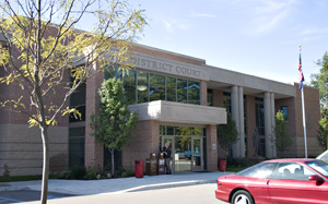 Facade of the new 47th District Courthouse Farmington Hills MI 2004