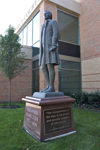 Facade of the new 47th District Courthouse Farmington Hills MI 2004